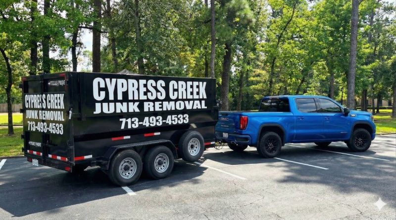 Cypress Creek Junk Removal truck and crew